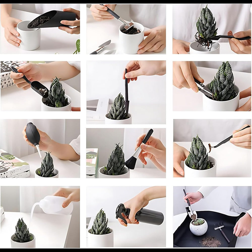 16-Piece Mini Gardening & Transplanting Tool Set