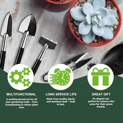 16-Piece Mini Gardening & Transplanting Tool Set